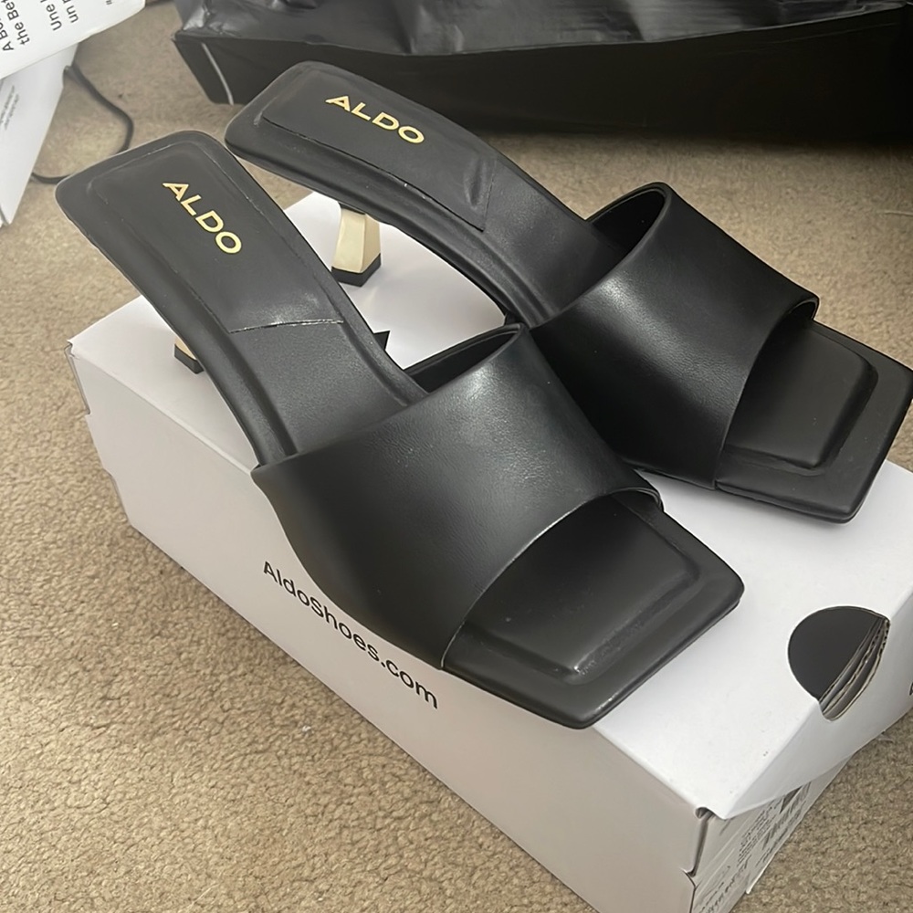 Black heels